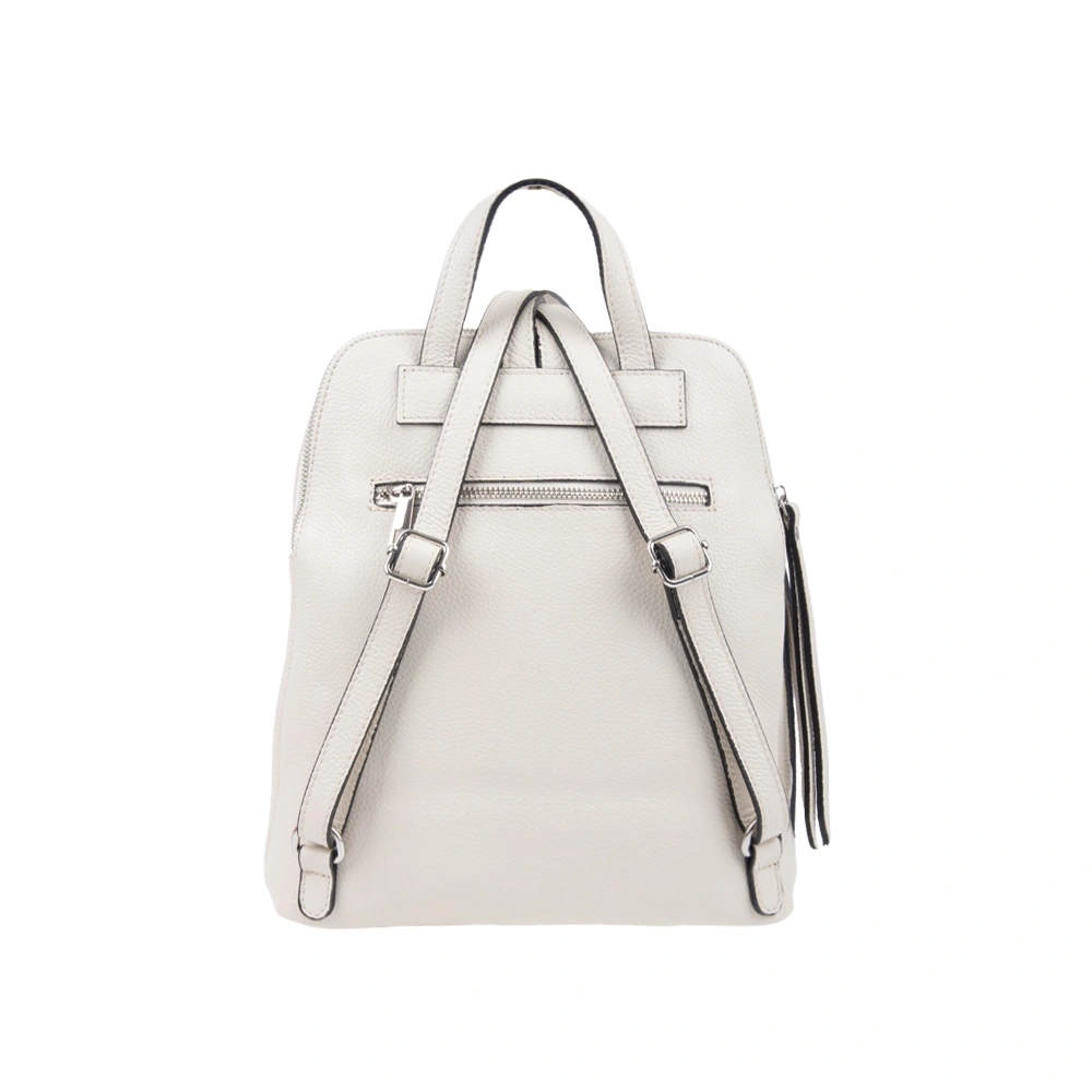 Rucsac dama din piele naturala Chiara Canotti CC1723, Bej, #3, Bagsy