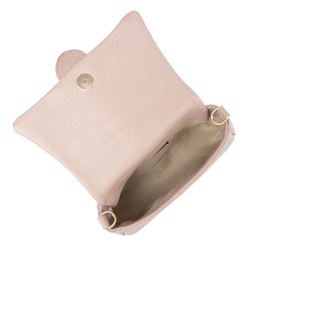 Geanta de mana din piele naturala Chiara Canotti CC1726, Roz prafuit, Nr. 4, Bagsy