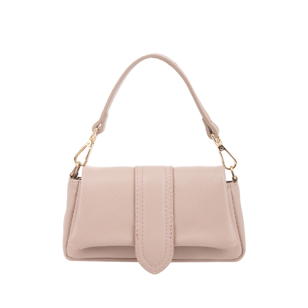 Genti - Geanta de mana din piele naturala Chiara Canotti CC1726, Roz prafuit, Bagsy