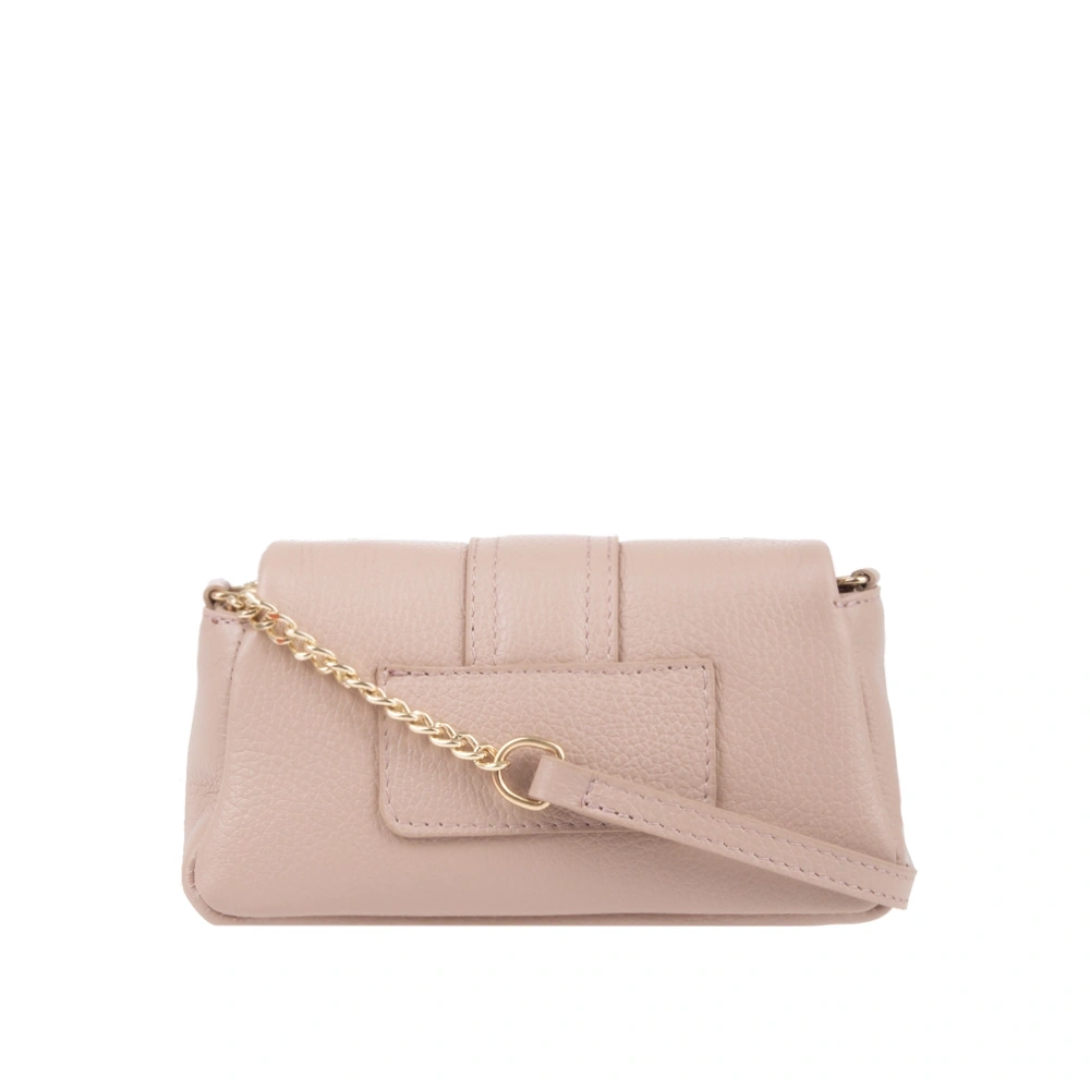 Geanta de mana din piele naturala Chiara Canotti CC1726, Roz prafuit, Nr. 3, Bagsy