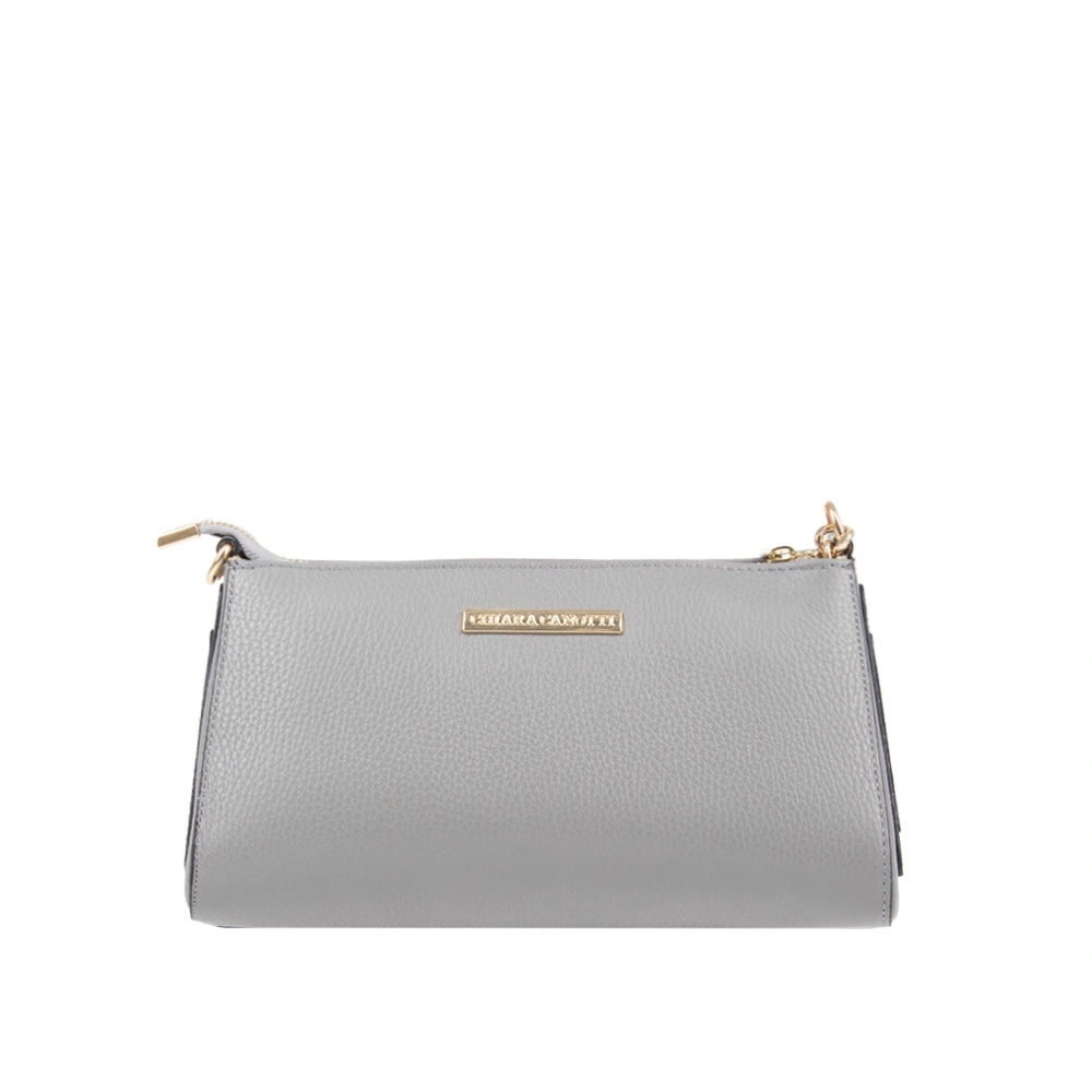 Geanta de umar din piele naturala Chiara Canotti CC1727, Gri, #3, Bagsy