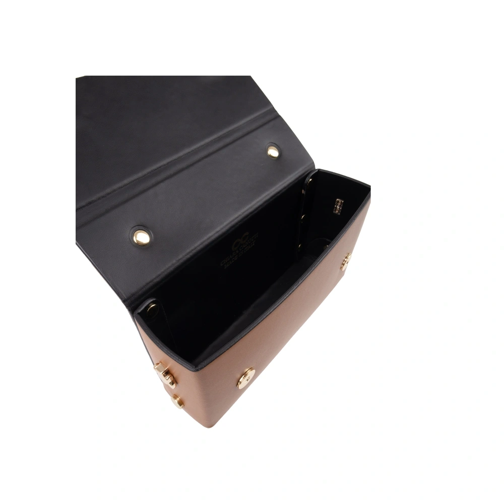 Geanta de umar din piele naturala Chiara Canotti CC1728, Cognac, #5, Bagsy