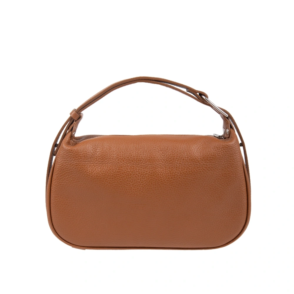 Geanta de umar din piele naturala Chiara Canotti CC1732, Cognac, #3, Bagsy