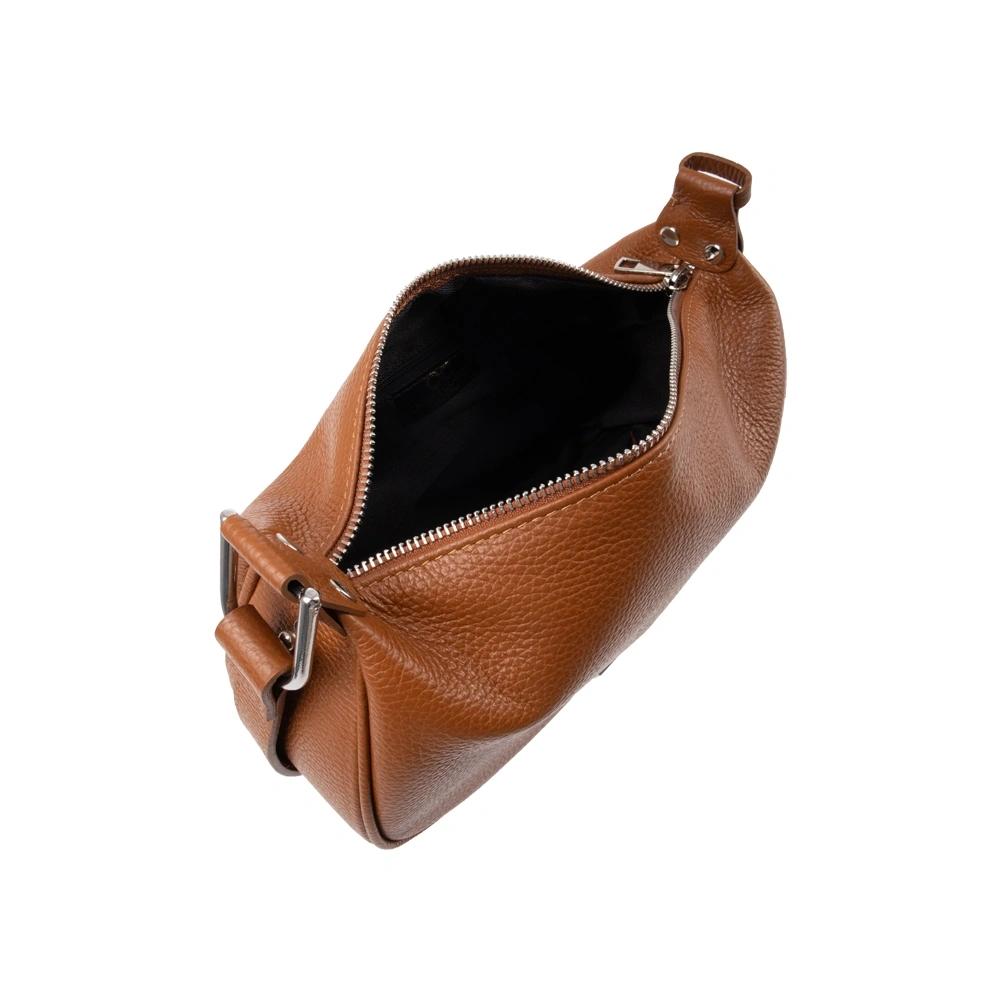 Geanta de umar din piele naturala Chiara Canotti CC1732, Cognac, #5, Bagsy