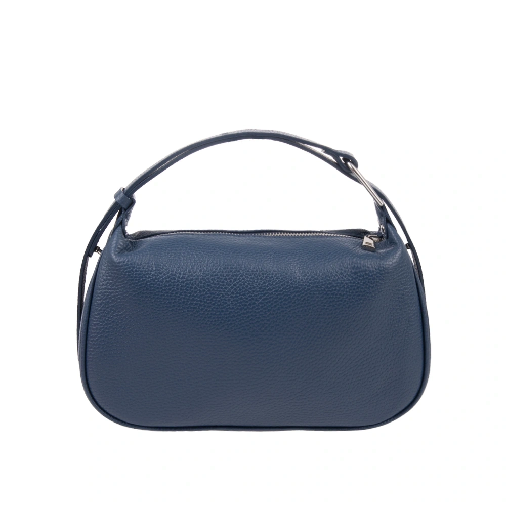 Geanta de umar din piele naturala Chiara Canotti CC1732, Albastru, #3, Bagsy