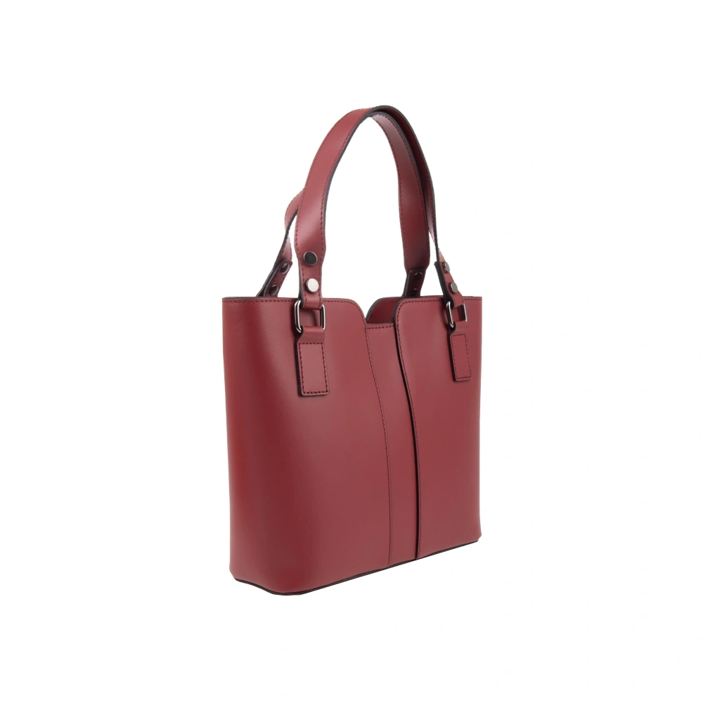 Geanta de umar din piele naturala Chiara Canotti CC1737, Rosu, Nr. 2, Bagsy