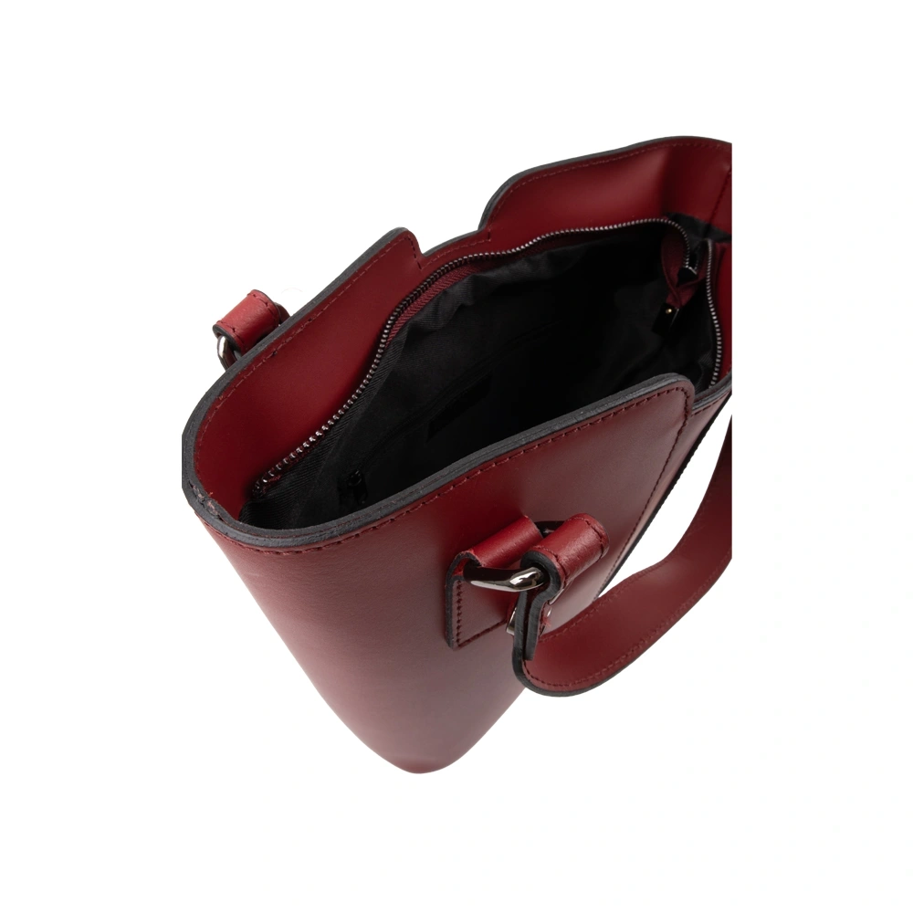 Geanta de umar din piele naturala Chiara Canotti CC1737, Rosu, Nr. 5, Bagsy