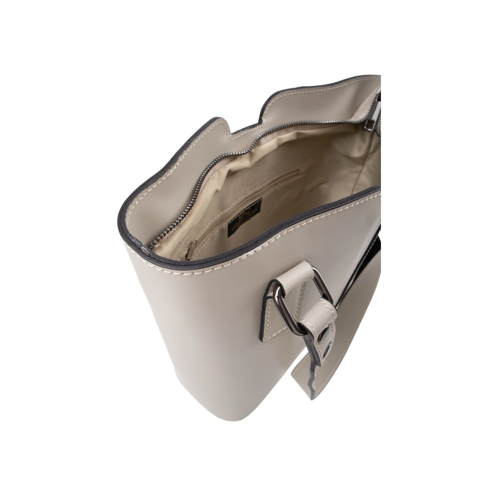 Geanta de umar din piele naturala Chiara Canotti CC1737, Bej, #5, Bagsy