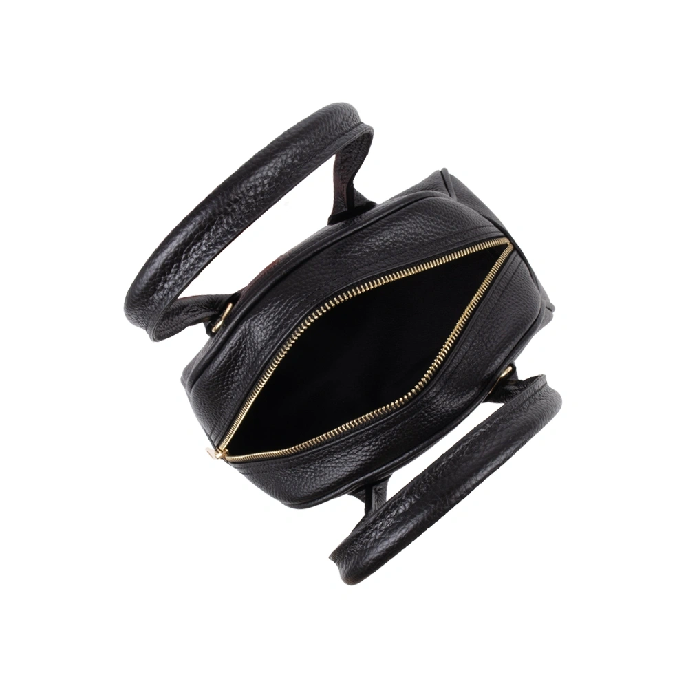 Geanta de mana din piele naturala Antonia Moretti AM1738, Negru, Nr. 4, Bagsy