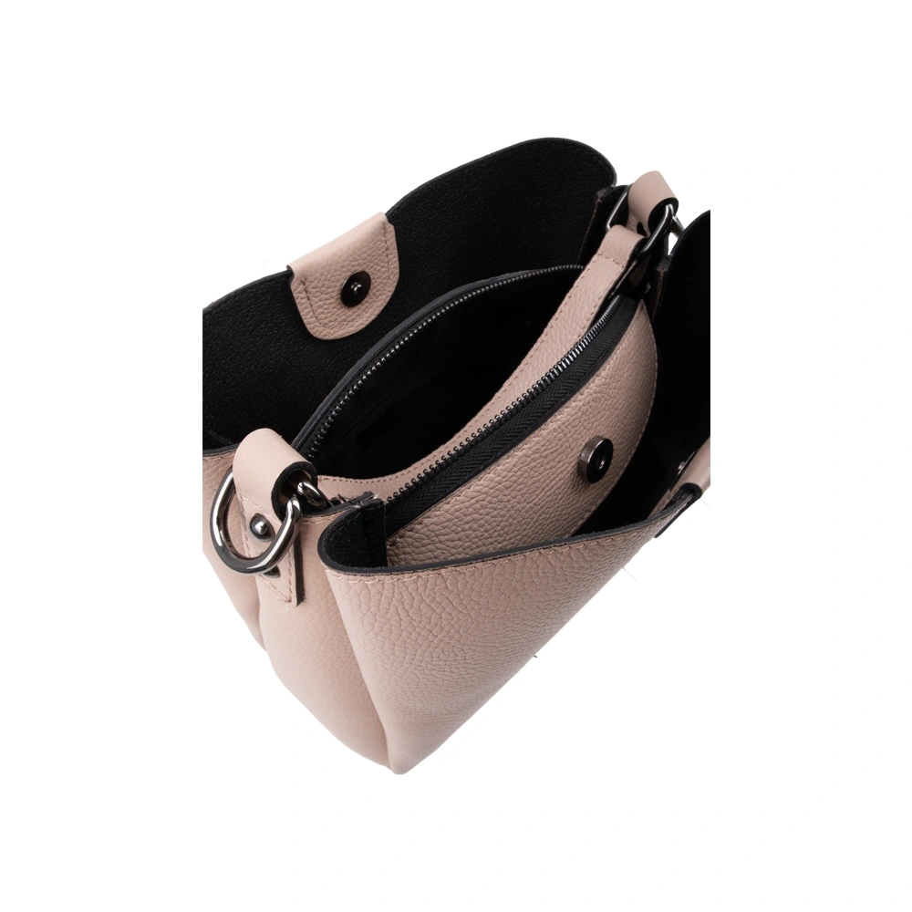 Geanta de umar din piele naturala Antonia Moretti AM1740, Roz, #5, Bagsy