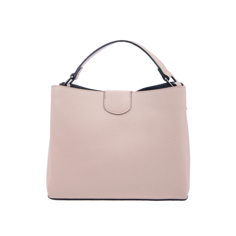 Geanta de umar din piele naturala Antonia Moretti AM1740, Roz, #3, Bagsy