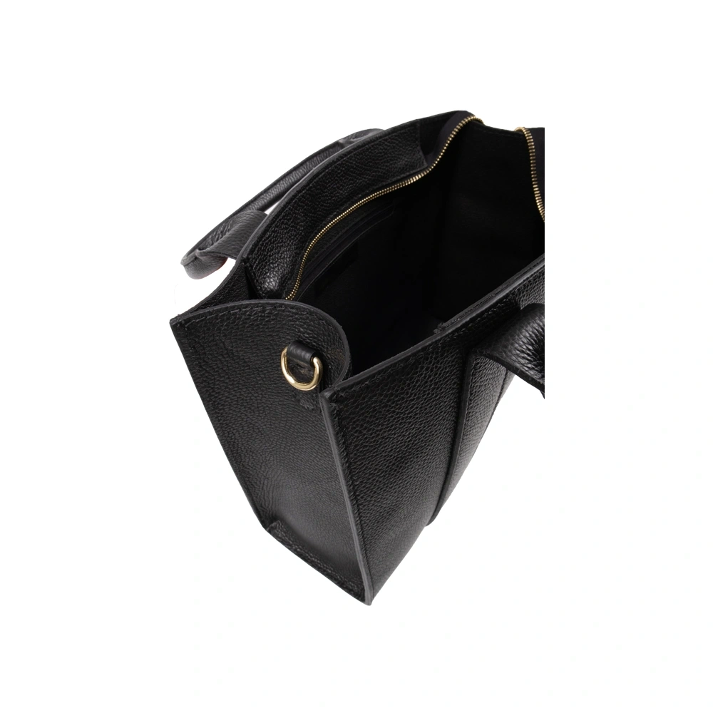 Geanta de mana din piele naturala Antonia Moretti AM1742, Negru, #5, Bagsy