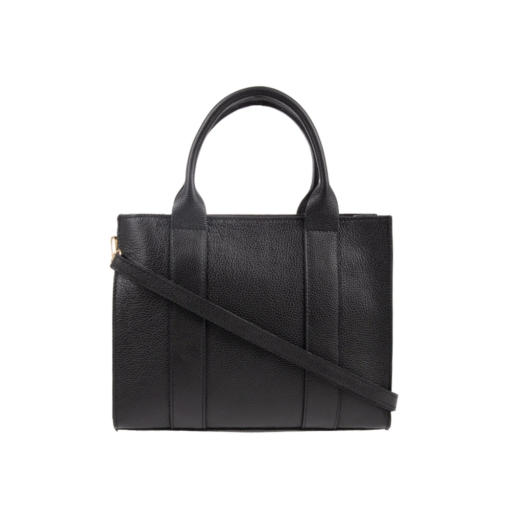 Geanta de mana din piele naturala Antonia Moretti AM1742, Negru, #3, Bagsy