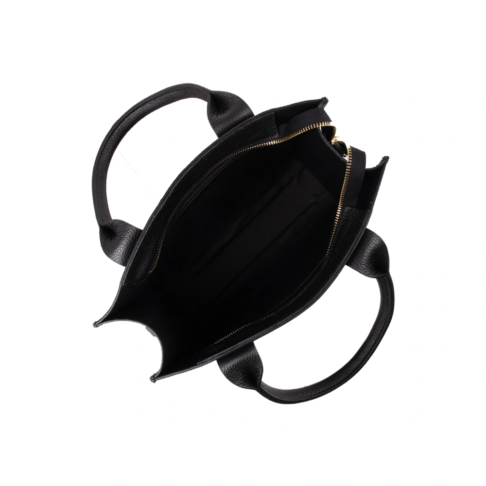 Geanta de mana din piele naturala Antonia Moretti AM1742, Negru, #4, Bagsy