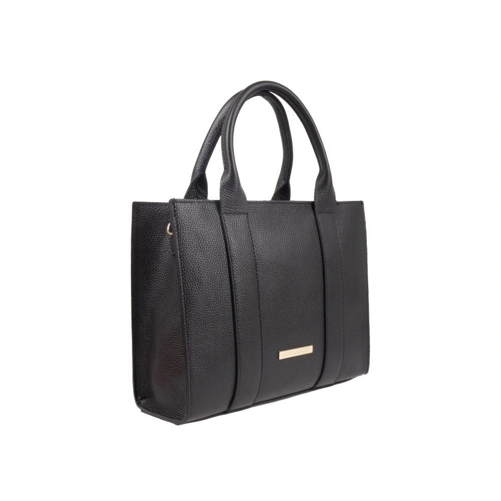 Geanta de mana din piele naturala Antonia Moretti AM1742, Negru, #2, Bagsy