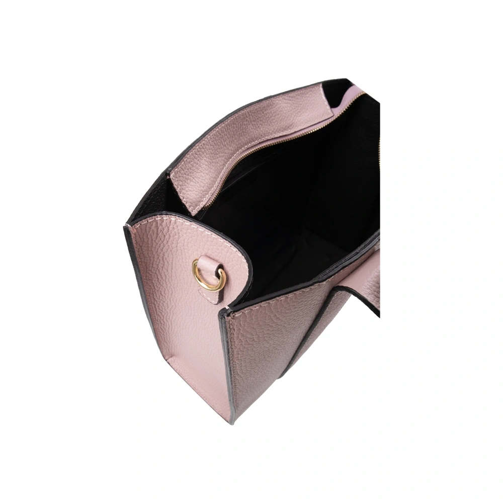 Geanta de mana din piele naturala Antonia Moretti AM1742, Lila, #5, Bagsy