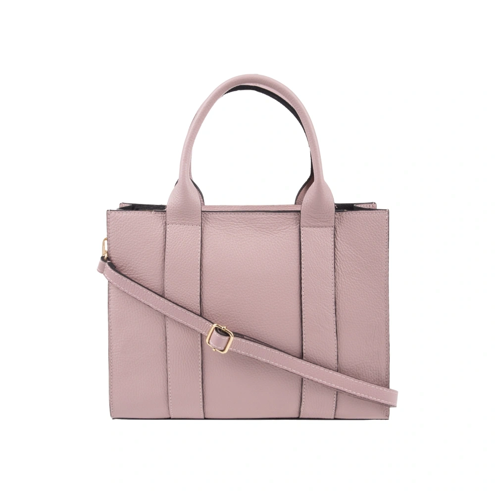 Geanta de mana din piele naturala Antonia Moretti AM1742, Lila, #3, Bagsy