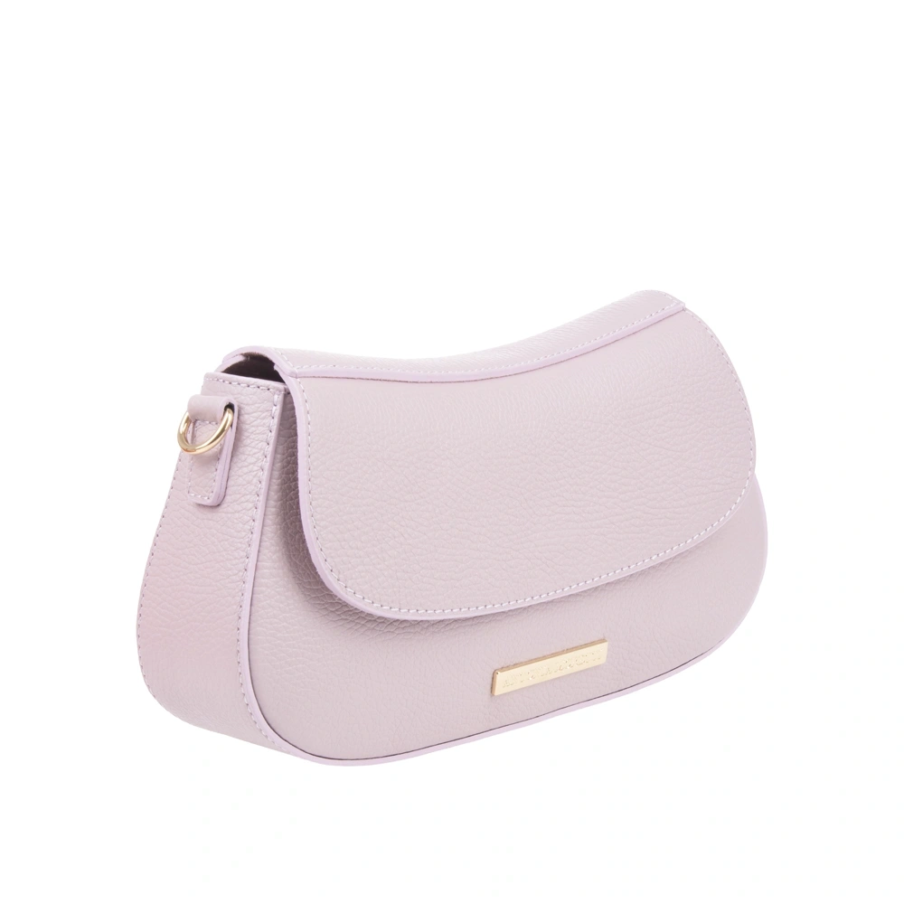 Geanta de umar din piele naturala Antonia Moretti AM1743, Lila, #3, Bagsy