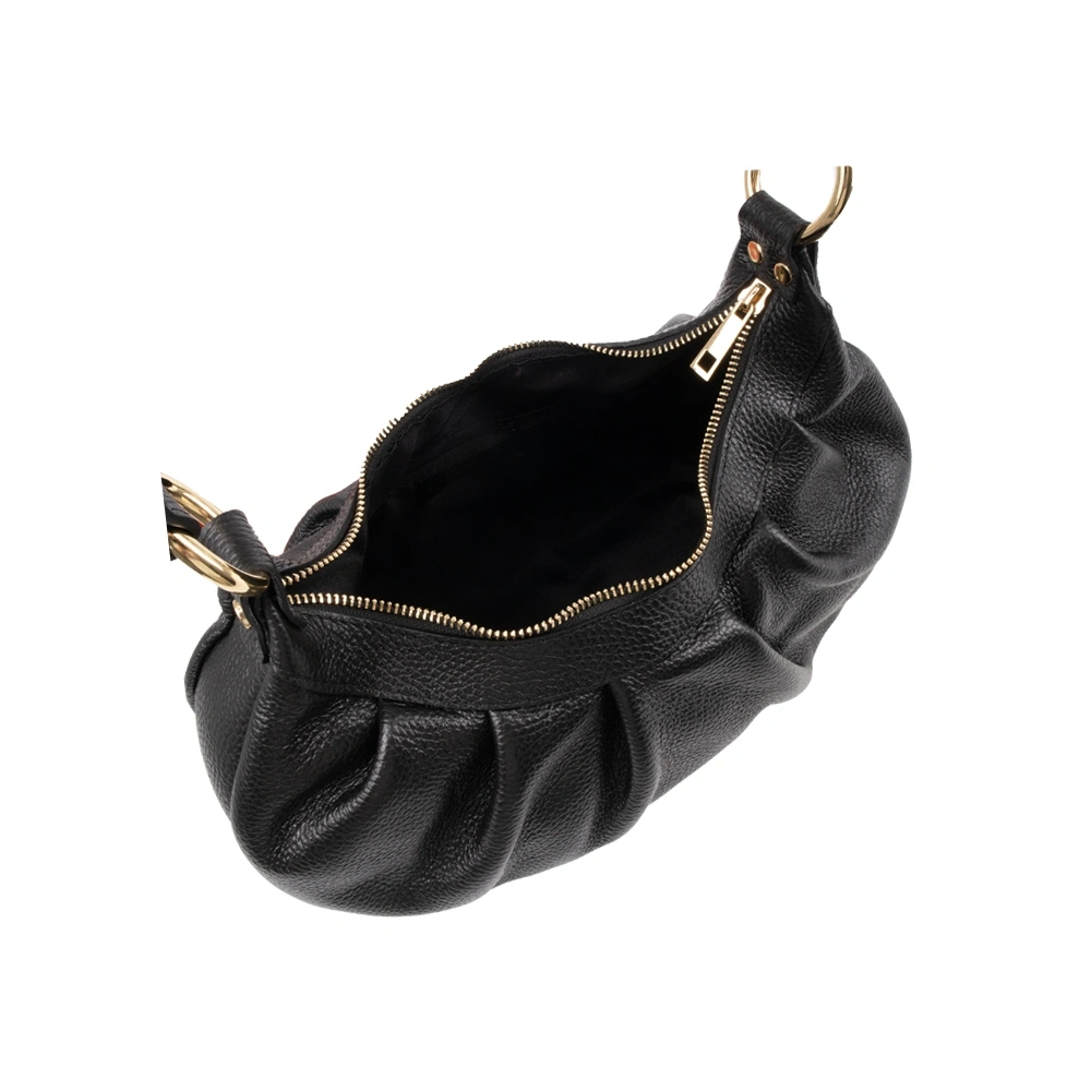 Geanta de umar din piele naturala Chiara Canotti CC1746, Negru, #4, Bagsy