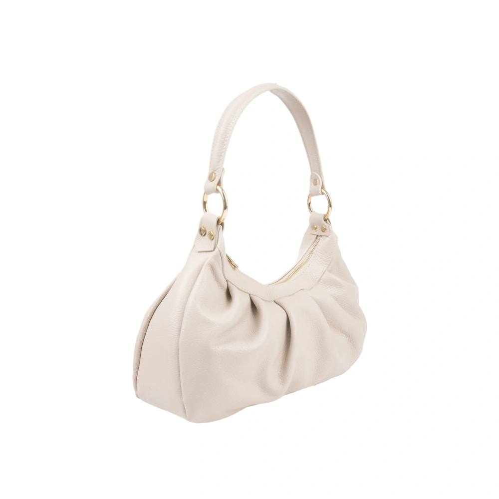 Geanta de umar din piele naturala Chiara Canotti CC1746, Bej, #2, Bagsy