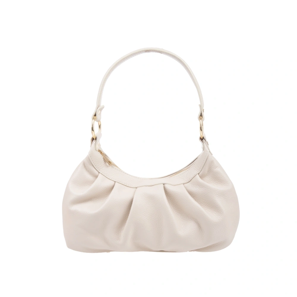 Geanta de umar din piele naturala Chiara Canotti CC1746, Bej, #3, Bagsy