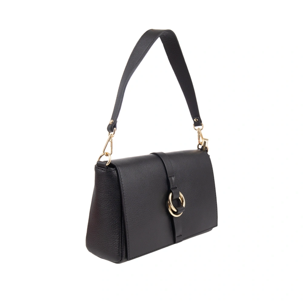 Geanta de mana din piele naturala Chiara Canotti CC1750, Negru, #2, Bagsy