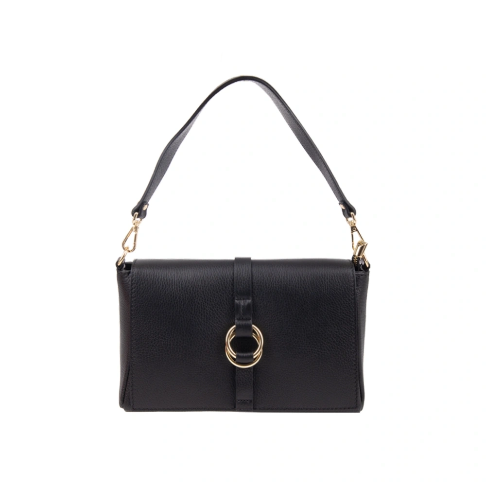 Geanta de mana din piele naturala Chiara Canotti CC1750, Negru, #1, Bagsy