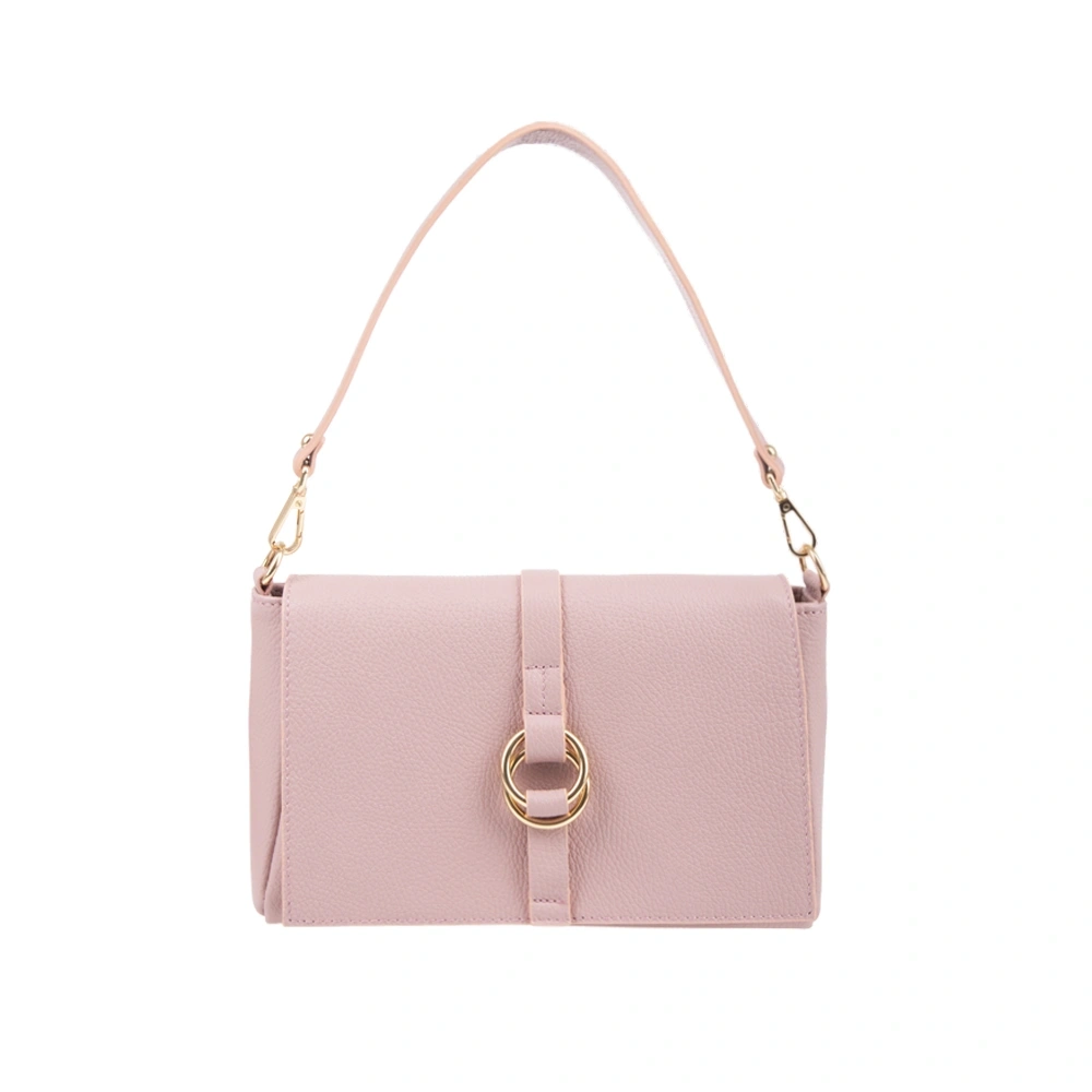 Geanta de mana din piele naturala Chiara Canotti CC1750, Roz, Nr. 1, Bagsy