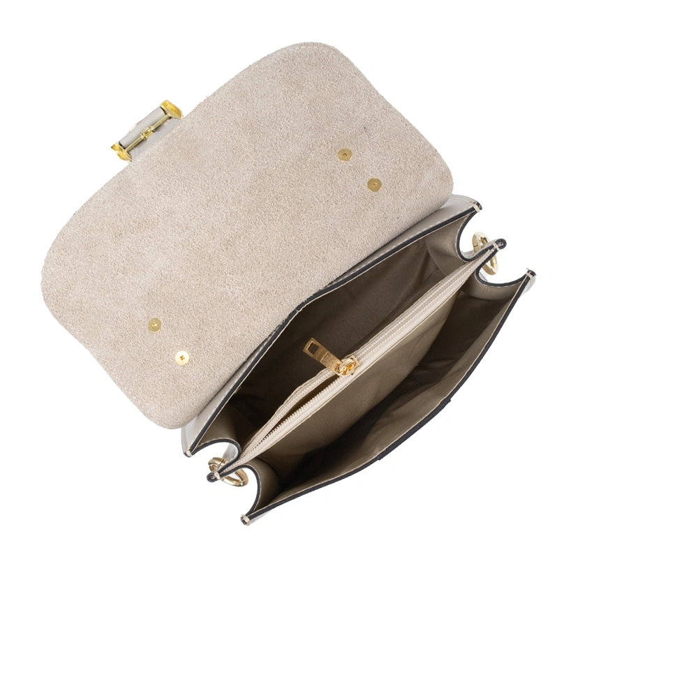 Geanta de mana din piele naturala Chiara Canotti CC1751, Bej, #5, Bagsy