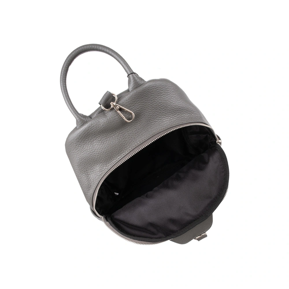 Rucsac dama din piele naturala Chiara Canotti CC1755, Gri, #4, Bagsy