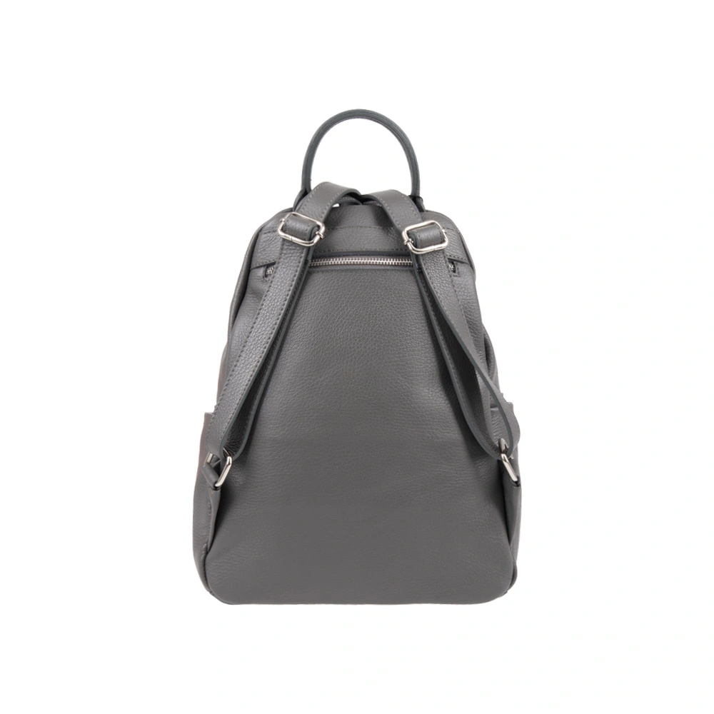 Rucsac dama din piele naturala Chiara Canotti CC1755, Gri, #2, Bagsy