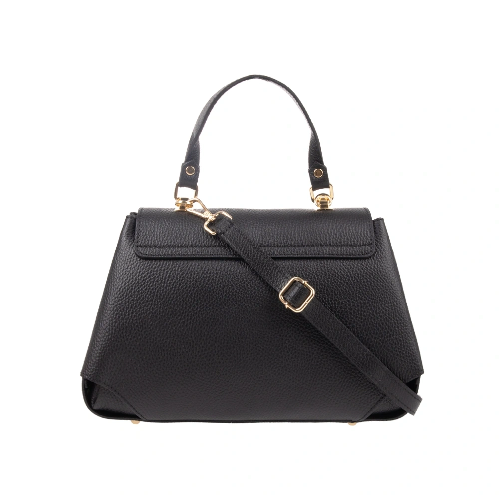 Geanta de mana din piele naturala Antonia Moretti AM1756, Negru, #3, Bagsy