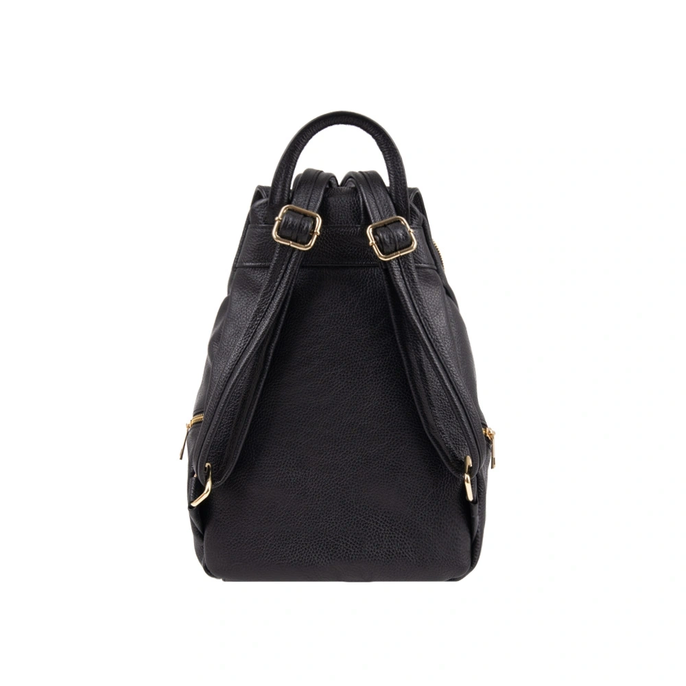 Rucsac dama din piele naturala Chiara Canotti CC1758, Negru, #3, Bagsy