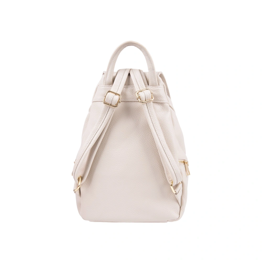 Rucsac dama din piele naturala Chiara Canotti CC1758, Bej, #3, Bagsy