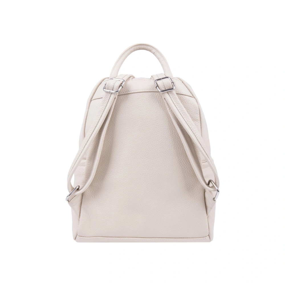 Rucsac dama din piele naturala Antonia Moretti AM1759, Bej, #3, Bagsy