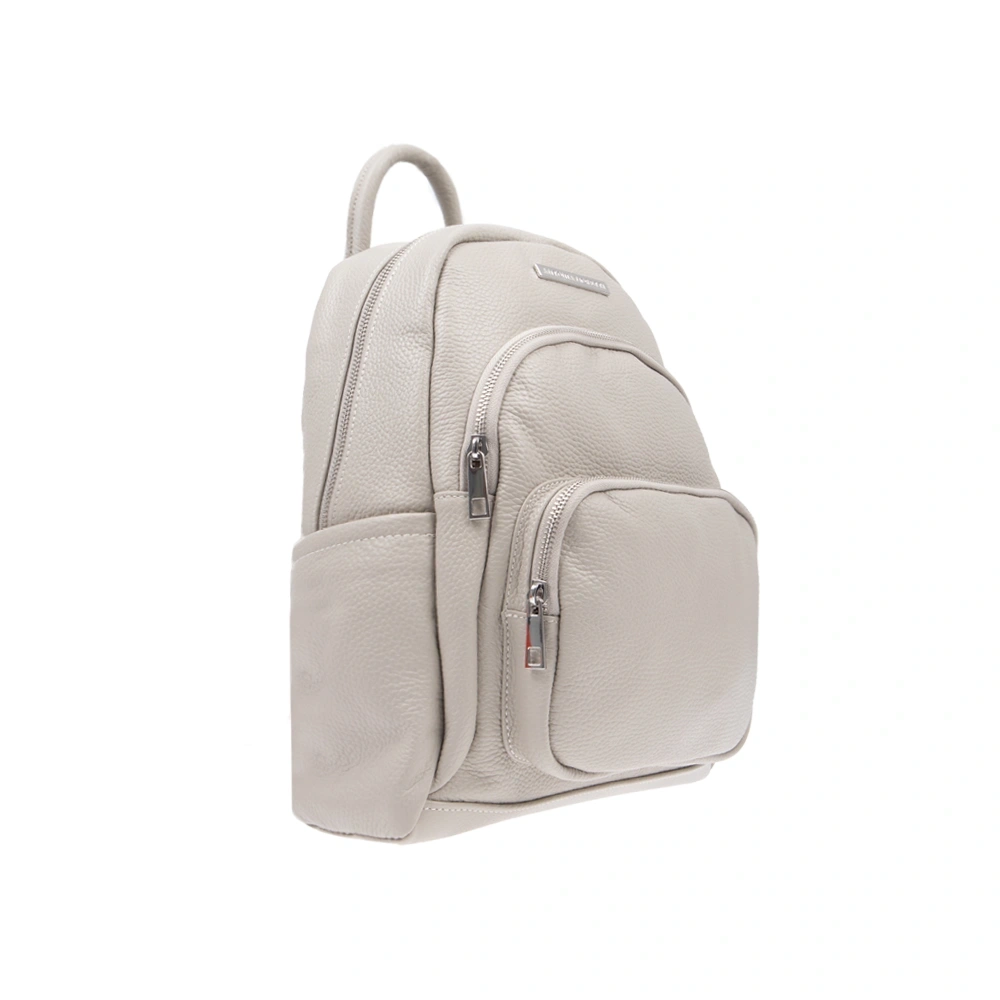 Rucsac dama din piele naturala Antonia Moretti AM1759, Gri, #2, Bagsy