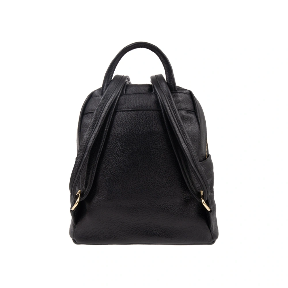 Rucsac dama din piele naturala Antonia Moretti AM1760, Negru, Nr. 3, Bagsy