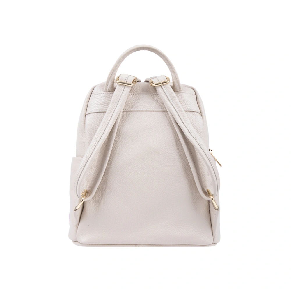 Rucsac dama din piele naturala Antonia Moretti AM1760, Bej, #3, Bagsy