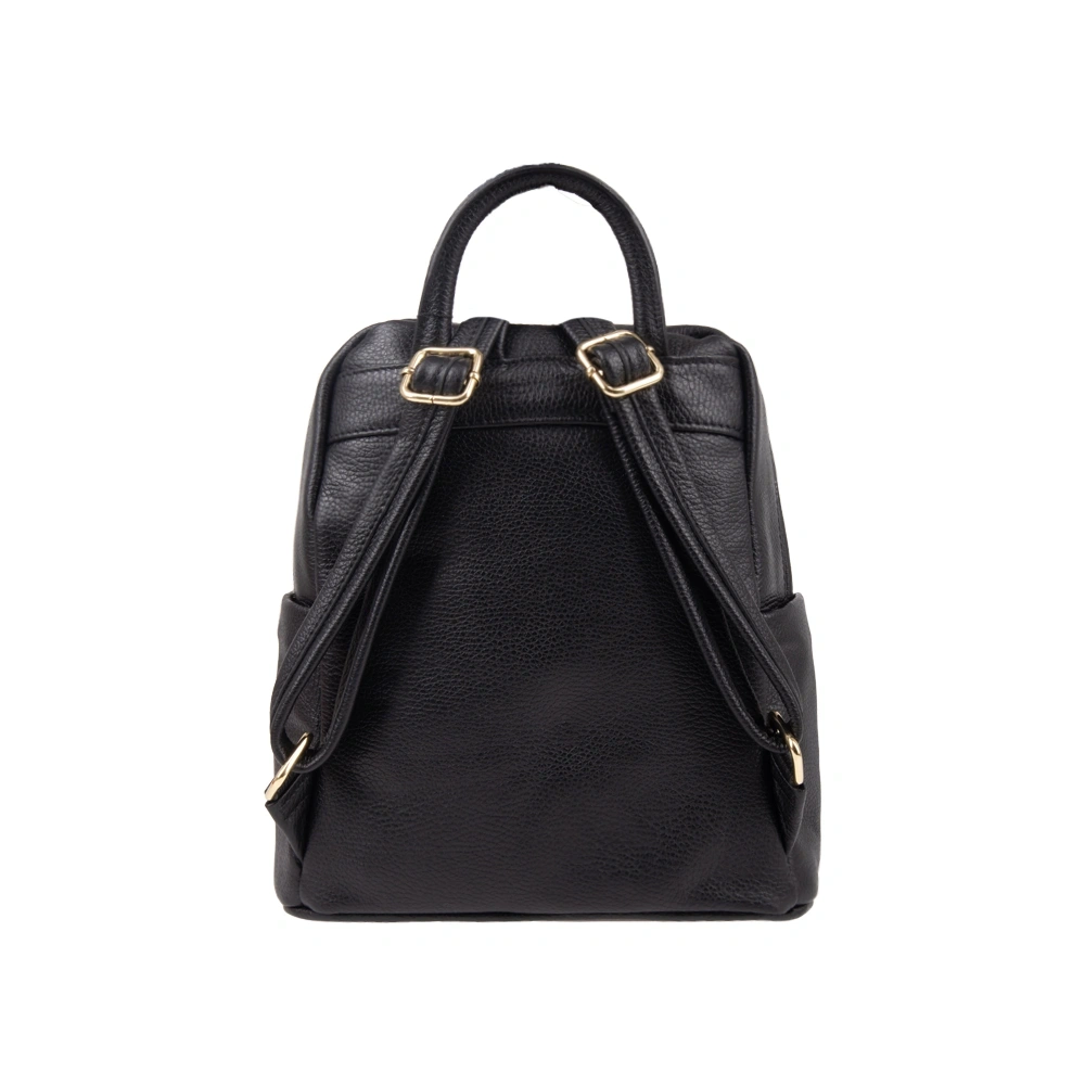 Rucsac dama din piele naturala Antonia Moretti AM1762, Negru, #3, Bagsy