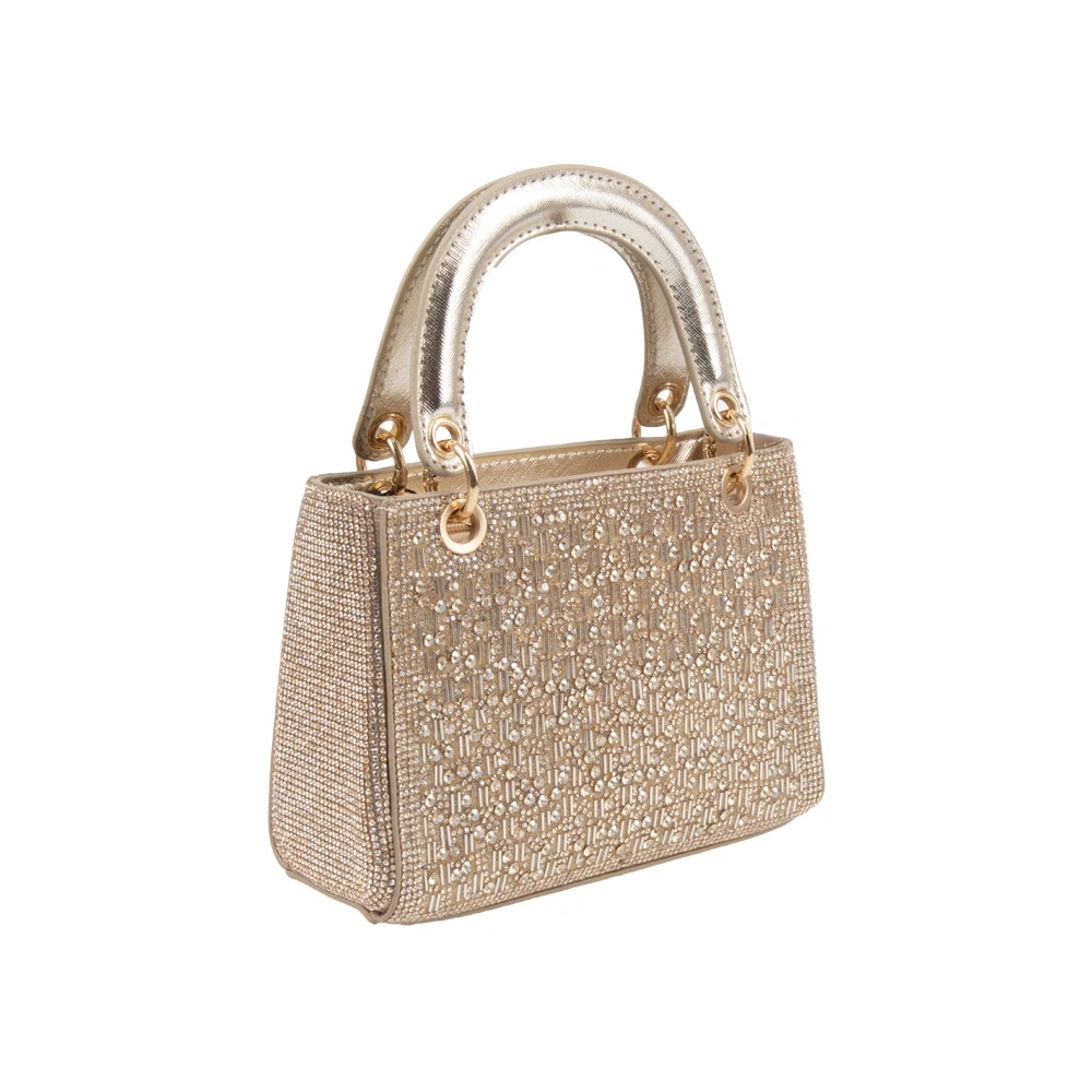 Geanta de ocazie Carolina di Rosa CR1769, Auriu, Nr. 2, Bagsy