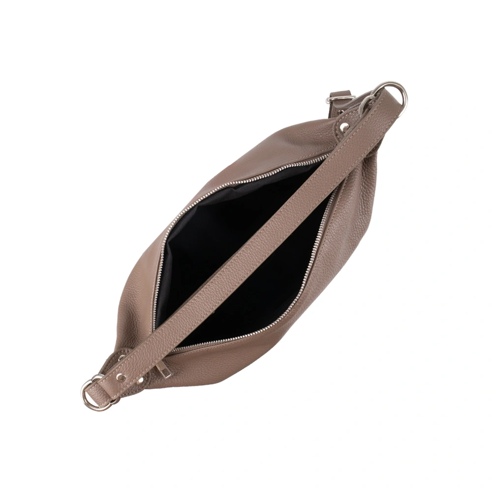 Geanta de mana din piele naturala Chiara Canotti CC1588, Maro deschis, #4, Bagsy