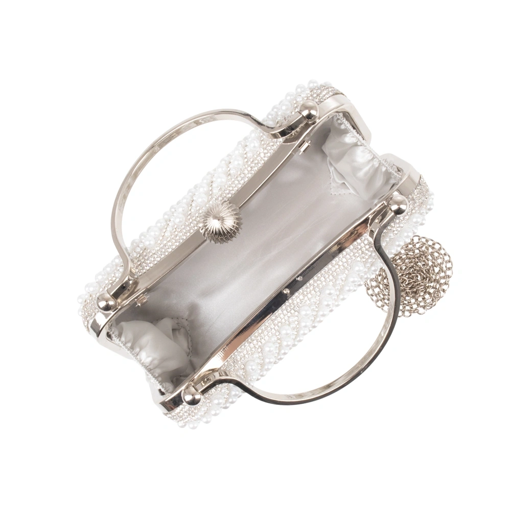 Geanta de ocazie Carolina di Rosa CR1780, Argintiu, #4, Bagsy