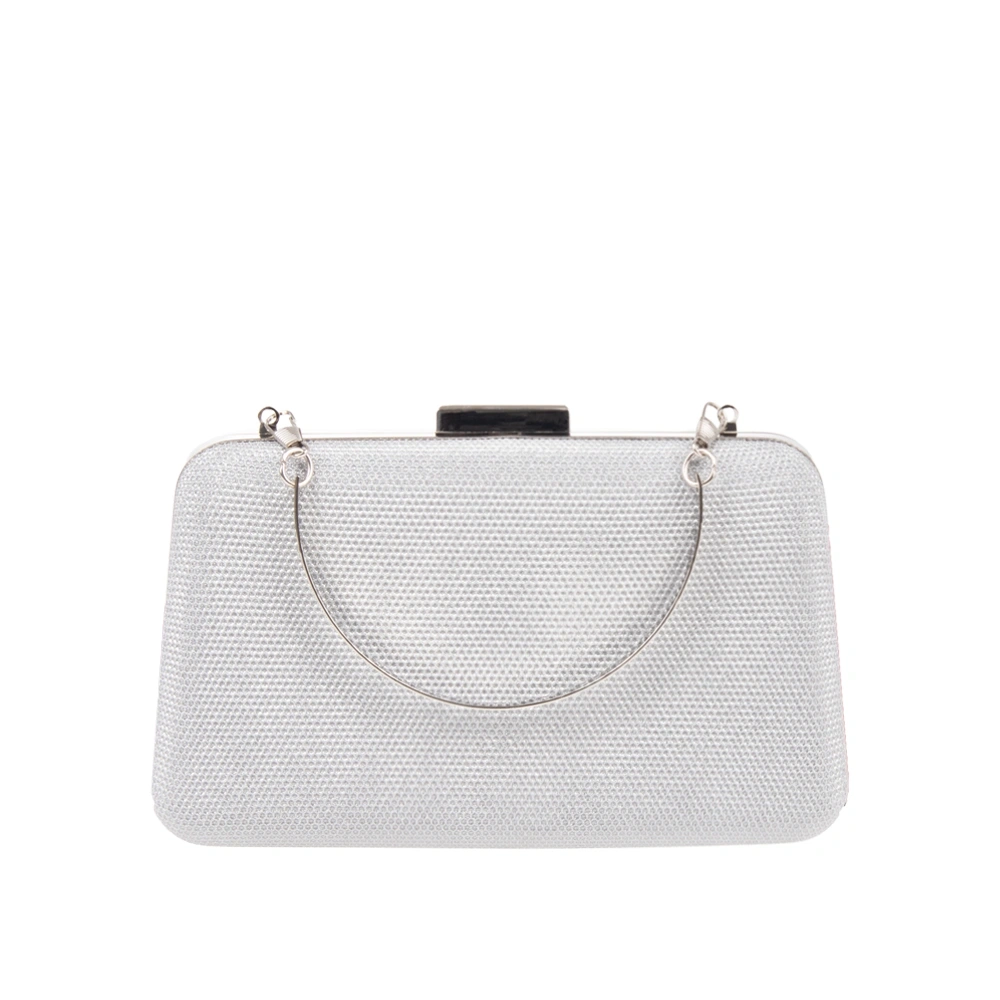 Genti - Geanta de ocazie Carolina di Rosa CR1782, Argintiu, Bagsy