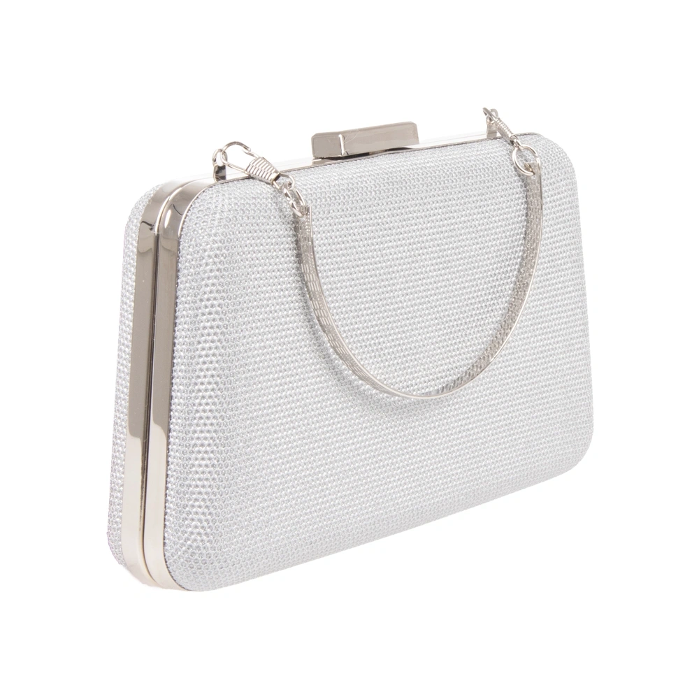 Geanta de ocazie Carolina di Rosa CR1782, Argintiu, #2, Bagsy