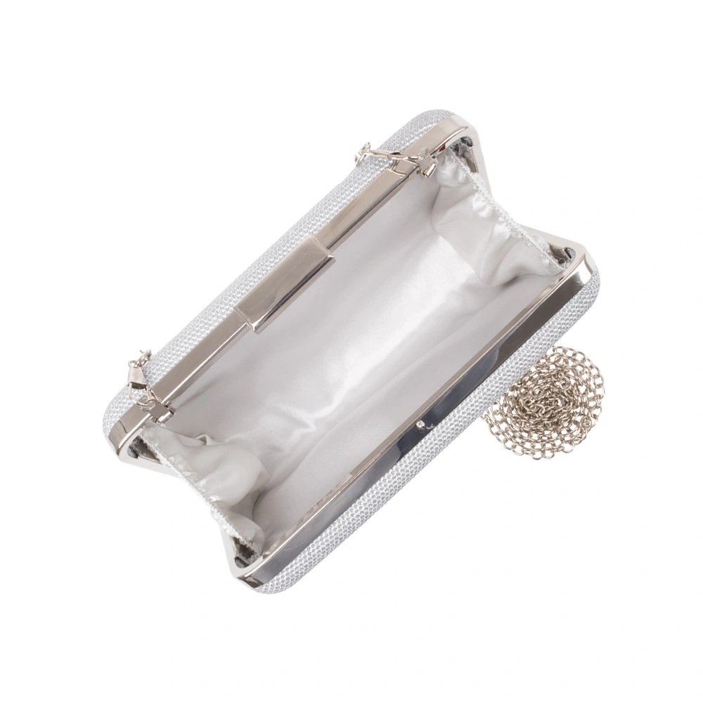 Geanta de ocazie Carolina di Rosa CR1782, Argintiu, #4, Bagsy