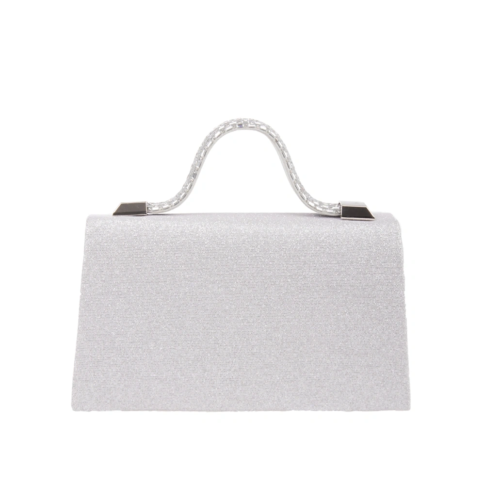 Geanta de ocazie Carolina di Rosa CR1783, Argintiu, Nr. 3, Bagsy