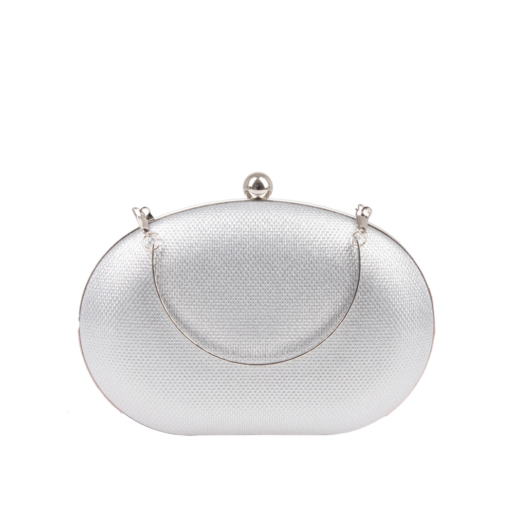 Genti - Geanta de ocazie Carolina di Rosa CR1784, Argintiu, Bagsy