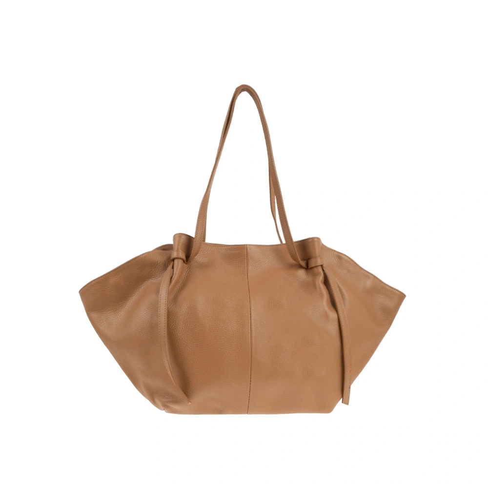 Geanta de umar din piele naturala Chiara Canotti CC1787, Cognac, #3, Bagsy