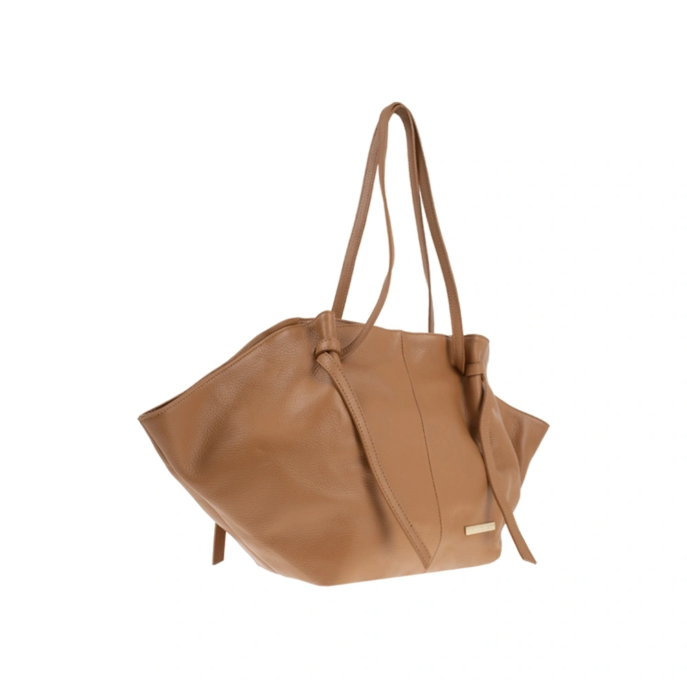 Geanta de umar din piele naturala Chiara Canotti CC1787, Cognac, #2, Bagsy