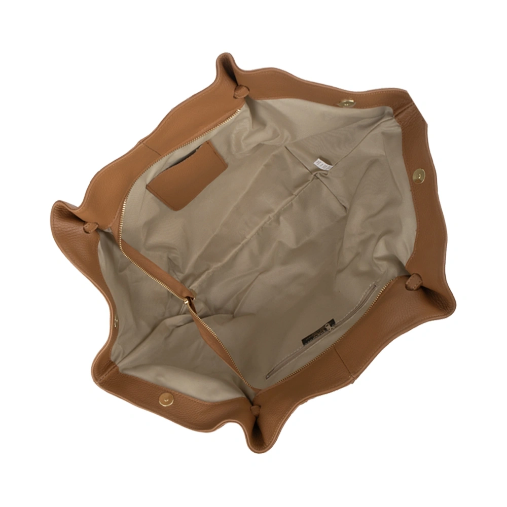 Geanta de umar din piele naturala Chiara Canotti CC1787, Cognac, #4, Bagsy